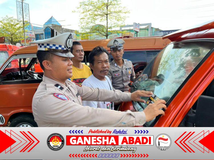 Operasi Zebra Candi 2025, Polres Purbalingga Ajak Sopir Angkot Tertib Lalu Lintas 