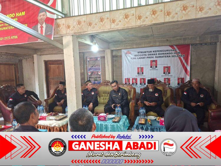 Dewan Pengurus Daerah Komando Ham Kabupaten Lahat Gelar Pembetukan Untuk Pengurus