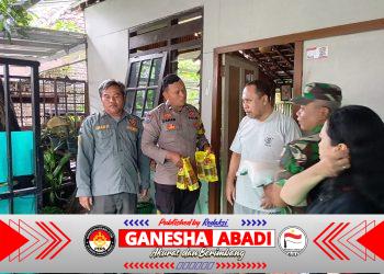 Sinergitas Tiga Pilar, Berikan Bantuan Kepada Warga yang Kesusahan