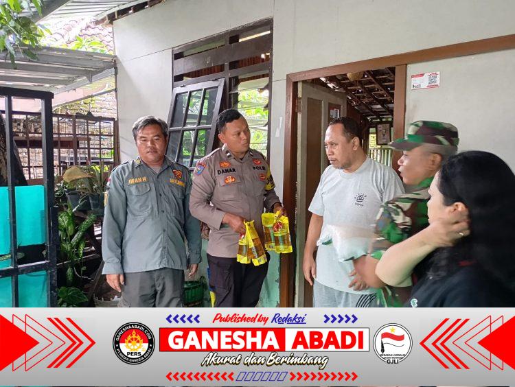 Sinergitas Tiga Pilar, Berikan Bantuan Kepada Warga yang Kesusahan