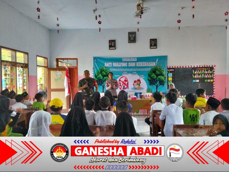 Babinsa dan Bhabinkamtibmas Perkuat Edukasi Anti-Kekerasan di SDN 1 Kedayunan
