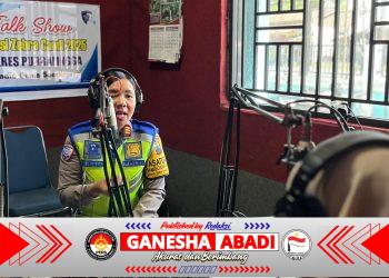 Polres Purbalingga Sosialisasikan Operasi Zebra Candi 2025 Lewat Dialog Interaktif di Radio