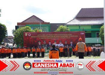 Apel Kesiapsiagaan Bencana Hidrometeorologi, Polres Wonogiri Pastikan Seluruh Personel Siap Hadapi Musim Penghujan