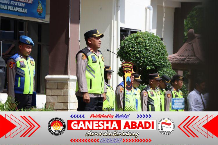 Polres Wonogiri Gelar Apel Kesiapan Tanggap Darurat Bencana Hidrometeorologi 2025