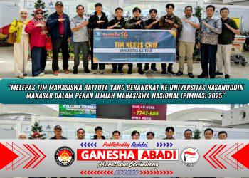 Universitas Battuta Ikuti Pekan Ilmiah Mahasiswa Nasional (PIMNAS) 2025 di Universitas Hasanuddin Makassar 