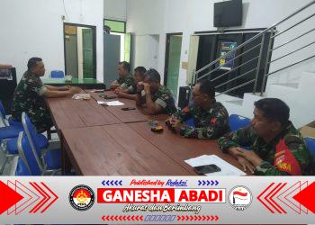 Arahan Danramil 03/Serengan Saat Apel Pagi, Tetap Semangat & Jaga Kondisi Kesehatan Serta Disiplin