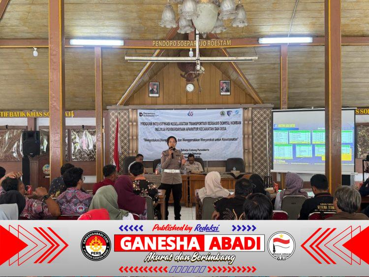 Masyarakat Sokaraja Ikuti Sosialisasi Tertib Berlalu Lintas Dalam Rangka Ops Zebra Candi 2025 Polresta Banyumas