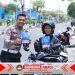 Satlantas Polres Gresik Gandeng Ojol Tekan Pelanggaran Lalu Lintas Saat Operasi Zebra Semeru 2025
