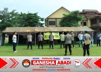 Antisipasi Bencana, Polres Tulang Bawang Barat Gelar Apel Rutin Posko Tanggap Darurat dan Siagakan Personil