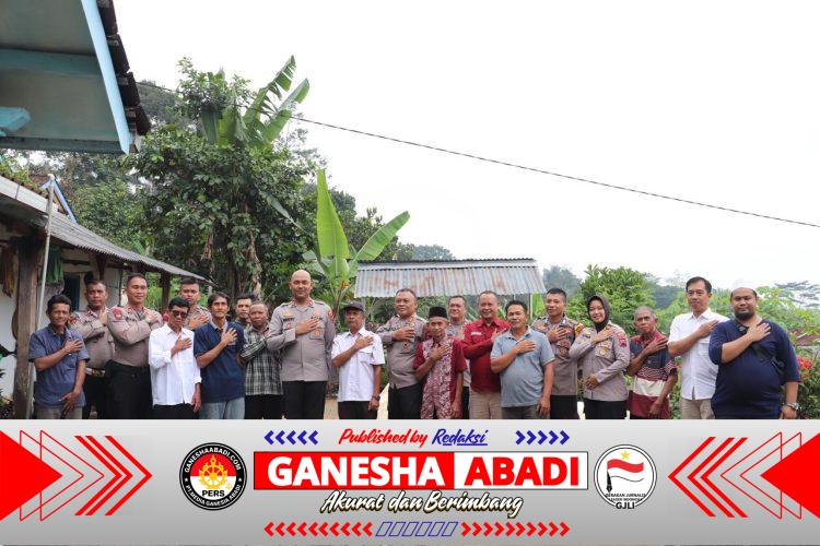 Kapolres Kendal Silaturahmi dengan Warga Dusun Genting, Apresiasi Solidaritas Saat Laka Air