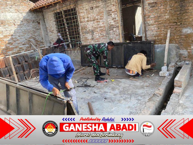 Babinsa Koramil Selo Dorong Semangat Pelaku Usaha Bengkel Las di Dukuh Senet