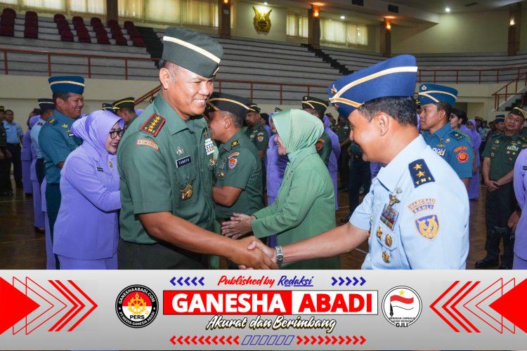Wakil Panglima TNI Pimpin Laporan Korps Kenaikan Pangkat 139 Pati