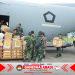 TNI Salurkan Logistik ke Wilayah Terisolasi dengan Metode  Airdrop
