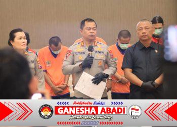 Polrestabes Surabaya Amankan Komplotan Pelaku Pencurian Kabel Telkom dan PJU