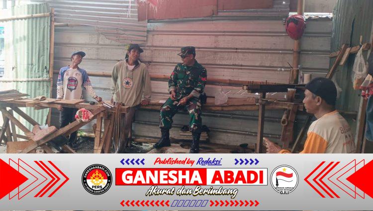 Tak Kenal Kasta, Kuli Bangunan pun Jadi Sasaran dan Incaran Komsosnya Babinsa Kratonan