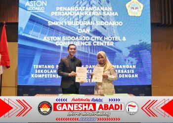 ASTON Sidoarjo dan SMK Negeri 1 Buduran Perkuat Kemitraan Pendidikan Vokasi Lewat Program Magang Industri Satu Tahun