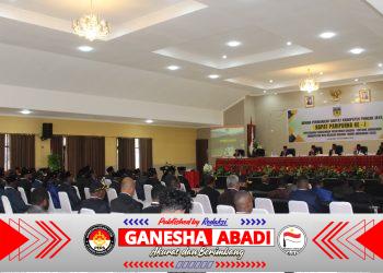 Kodim 1714/Puncak Jaya Hadiri Rapat Paripurna Penyerahan Raperda APBD 2026, Tegaskan Komitmen Dukung Pembangunan Daerah