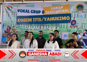 Sambut Bulan Kasih Natal 2025, Kodim 1715/Yahukimo Gelar Lomba Paduan Suara