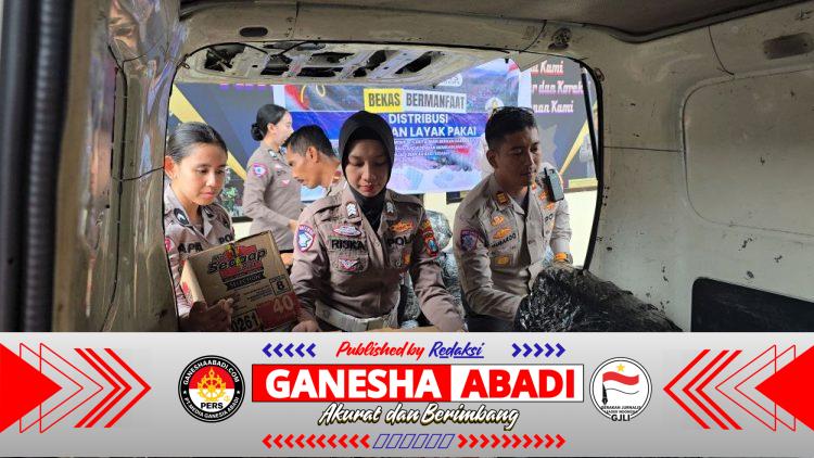 Satlantas Polres Mojokerto Kota Salurkan Bantuan untuk Korban Bencana di Aceh, Sumut dan Sumbar