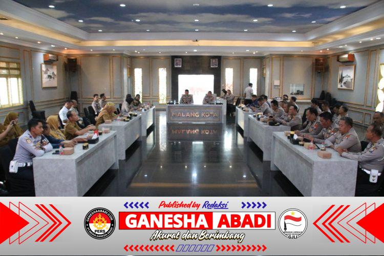 Polresta Malang Kota Perkuat Mitigasi Bencana Jelang Nataru 2025–2026, Sinergi Lintas Instansi Dikebut