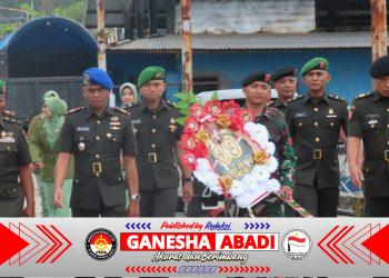 Kodim 1710/Mimika Gelar Upacara Tabur Bunga Peringati Hari Juang TNI AD Ke-80