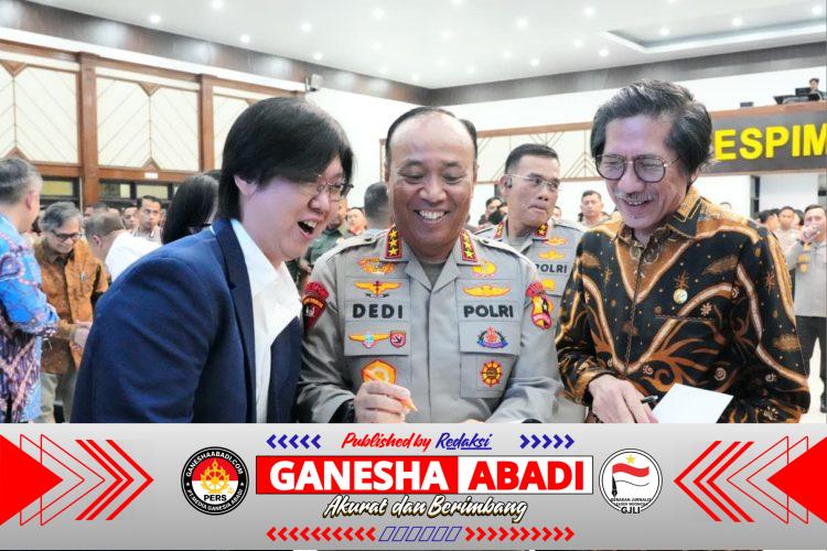 Polri Luncurkan Lompatan Besar Transformasi Teknologi Lewat Bedah Buku dan Expo Teknologi Kepolisian di Lembang