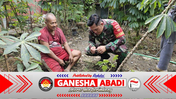 Babinsa Tipes Tingkatkan Ketahanan Pangan Melalui Pendampingan Warga