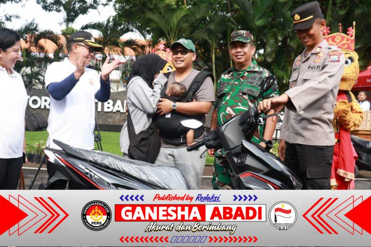 Tahap II Sipundiwangi, Warga Tamanbaru Banyuwangi Menangkan Undian Motor