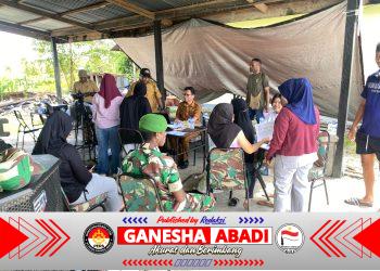 Kodim 1715/Yahukimo bersama Disdukcapil Kabupaten Yahukimo Gelar Pembuatan Adminduk Dalam Rangka Hari Juang TNI AD