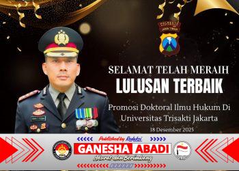 Kombes Pol. Dr. Rama Samtama Putra Raih Lulusan Terbaik Program Doktor Ilmu Hukum Universitas Trisakti