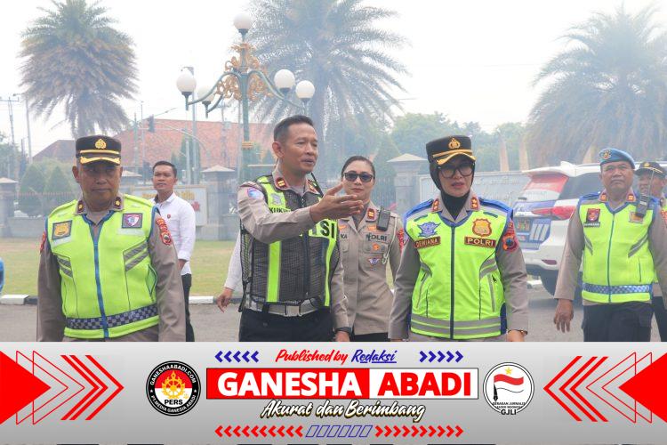 Siapkan Pengamanan Nataru 2025, Kapolres Sragen Cek Langsung Pos Terpadu