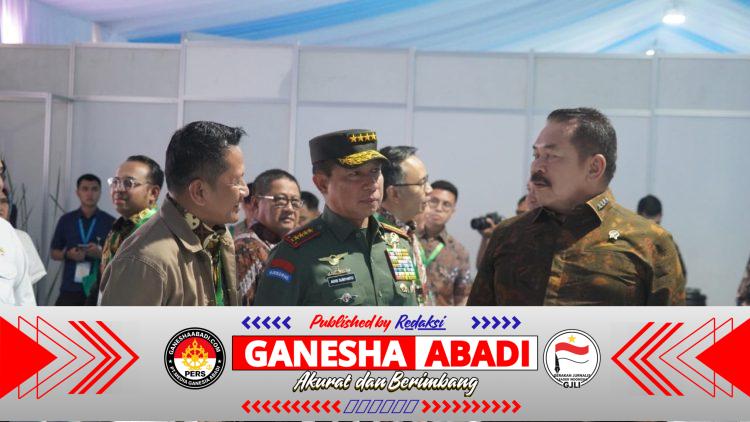 Panglima TNI Hadiri Peresmian Akad Massal 50.030 Unit Rumah Subsidi FLPP oleh Presiden RI