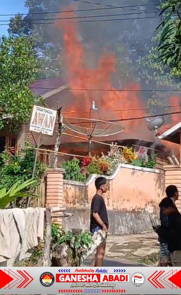 Rumah Warga Jayaloka Musi Rawas Ludes Terbakar, Kerugian Capai Rp40 Juta