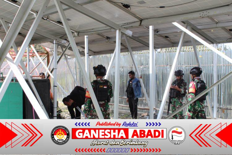 TNI Pasang Tower Repeater di Wuyuneri Mulia, Perkuat Stabilitas Komunikasi di Puncak Jaya
