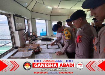 Polresta Banyuwangi Gelar Pemeriksaan Keselamatan Terpadu di Pelabuhan Ketapang