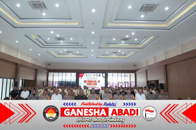 Kapolresta Sidoarjo Hadiri Tasyakuran HUT Satpam Ke-45