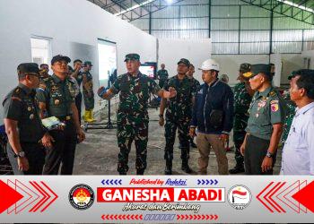 Pangdam V/Brawijaya Tinjau Langsung Pembangunan KDKMP di Benjeng, Dorong Kemandirian Ekonomi Desa