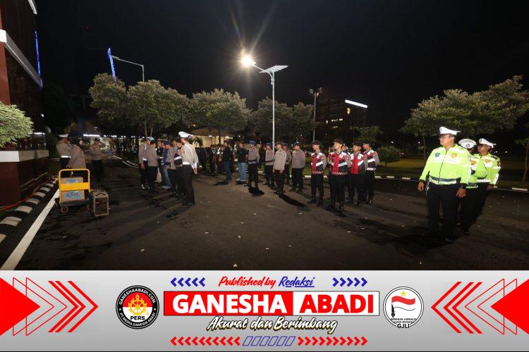 Polda Jatim Intensifkan Patroli Malam, Perintis Ditsamapta Amankan Titik Rawan Selama Operasi Lilin Semeru 2025