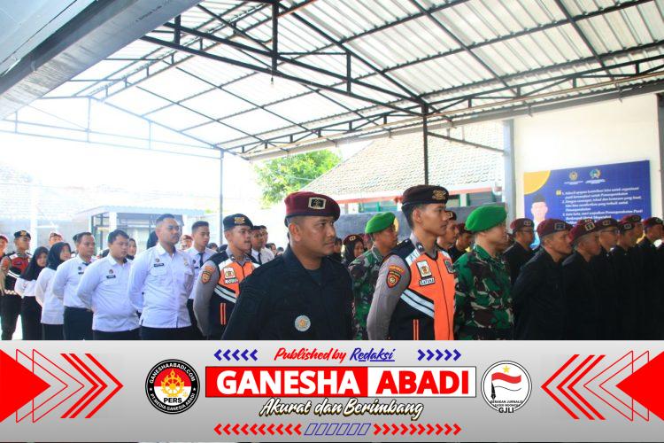 Lapas Banyuwangi Perketat Pengamanan Jelang Natal 2025 dan Tahun Baru 2026, Gelar Apel Siaga Bersama TNI-Polri