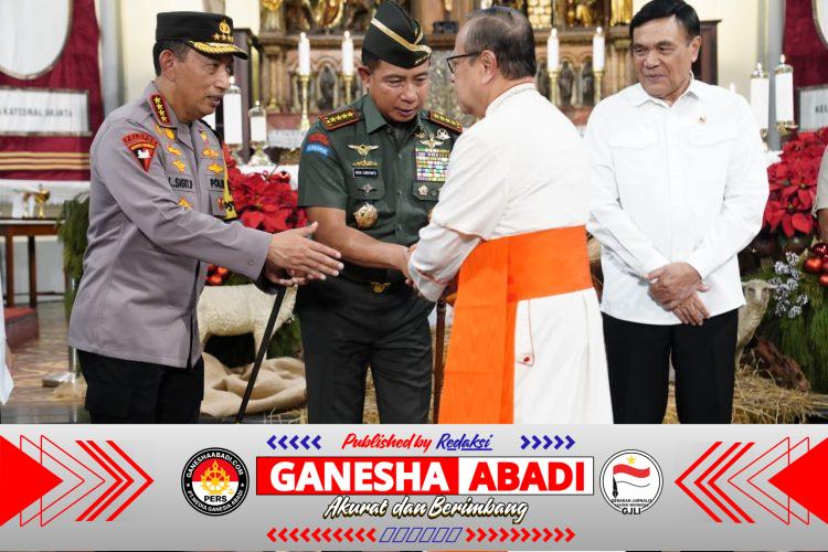 Panglima TNI dan Menko Polkam Cek Pengamanan Gereja di Jakarta Jelang Natal 2025