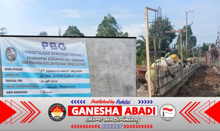 PBG Sah, Lahan Bukan HGU PTPN: Tuduhan Bangunan Telekomunikasi Satelit di STM Hilir Dinilai Menyesatkan