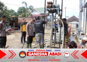 Polri Bangun 60 Sumur Bor di Aceh Tamiang, Target 300 Titik Air Bersih