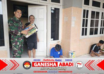 Babinsa Tipes Dukung dan Dorong Pelaku UMKM Pembuatan Shuttlecock