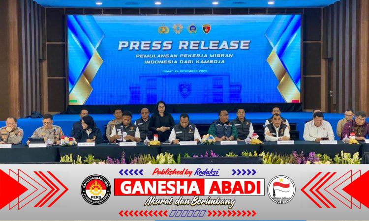 Bareskrim Polri Pulangkan 9 Korban TPPO dari Kamboja