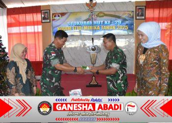 Kodim 1710/Mimika Rayakan HUT ke-29, Perkuat Soliditas dan Pengabdian untuk Negeri