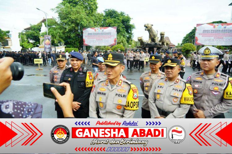Pengamanan Ketat BRB di Ponorogo, 1.750 Personel Gabungan Diterjunkan