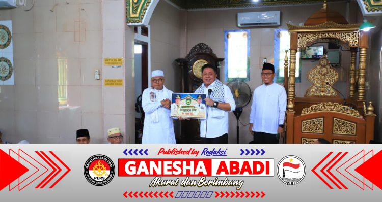 Gubernur Herman Deru Safari Jumat di Masjid Anniyaturohimin Lubuklinggau, Serahkan Bantuan Pembangunan