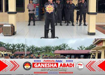 Satbrimob Polda Sumsel Batalyon B Pelopor Gelar Apel Siaga Jelang Libur Nataru