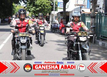 Kapolres Kediri Pimpin Langsung Patroli R2, Pastikan Kamtibmas dan Pengamanan Natal 2025 Kondusif