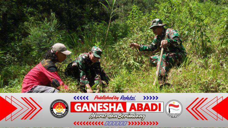 Danramil Selo Pimpin Penghijauan Lereng Merbabu, Tanam Pohon Demi Jaga Mata Air dan Cegah Longsor